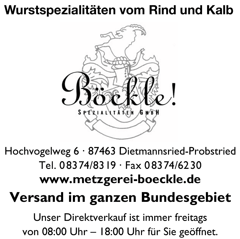 Metzgerei Bckle