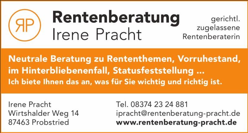 Rentenberatung Irene Pracht